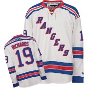 Reebok New York Rangers 19 Men's Brad Richards White Authentic Away NHL Jersey