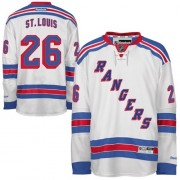 Reebok New York Rangers 26 Men's Martin St.Louis White Premier Away NHL Jersey