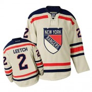 Reebok New York Rangers 2 Men's Brian Leetch Cream Authentic Winter Classic NHL Jersey