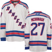 Reebok New York Rangers 27 Men's Ryan McDonagh White Authentic Away NHL Jersey