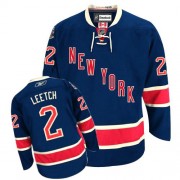 Reebok New York Rangers 2 Men's Brian Leetch Navy Blue Authentic Third NHL Jersey