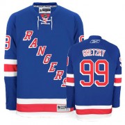 Reebok New York Rangers 99 Youth Wayne Gretzky Royal Blue Premier Home NHL Jersey