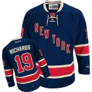 Reebok New York Rangers 19 Men's Brad Richards Navy Blue Authentic Third NHL Jersey